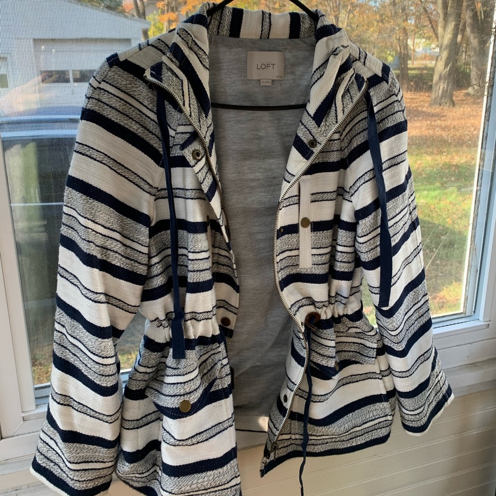 Ann Taylor Loft Cotton Blend Jacket
